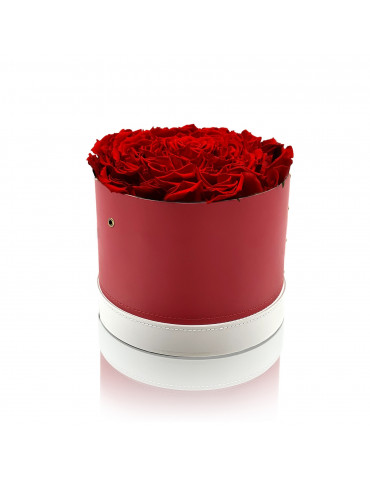 Flower Box Con Petali Rossi...