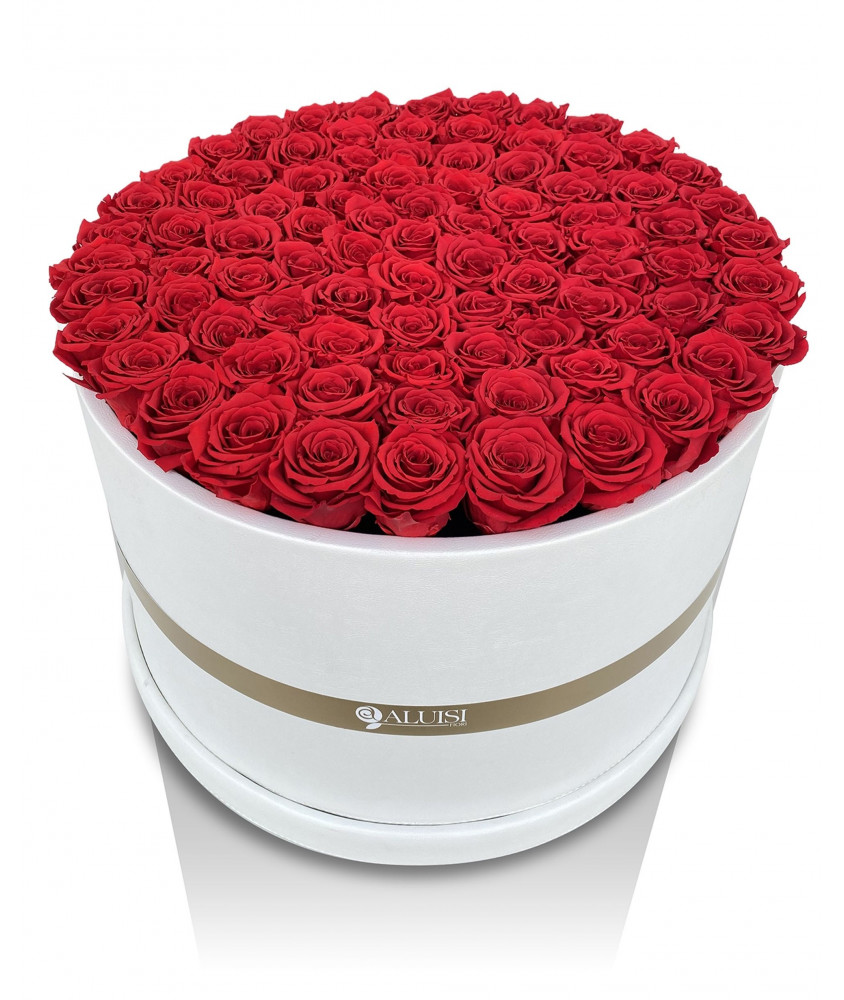 100 Rose Rosse Stabilizzate