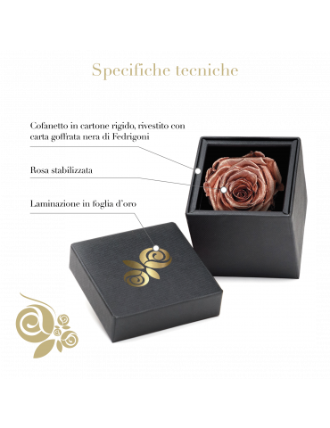 Rosa Stabilizzata Rame