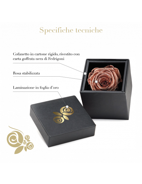 Rosa Stabilizzata Rame