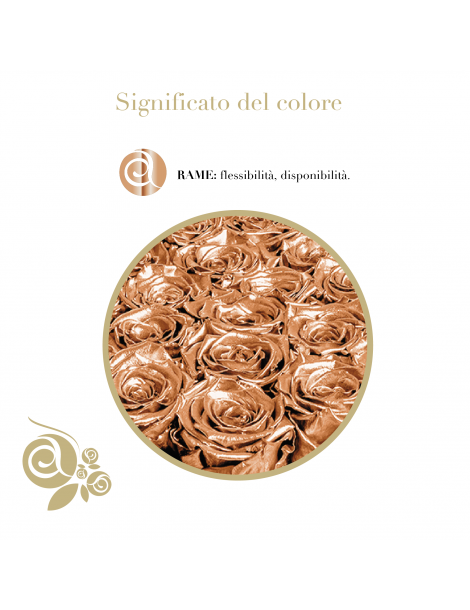 Rosa Stabilizzata Rame