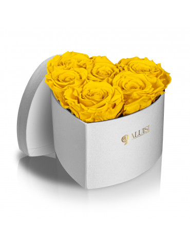 Cuore 6 Rose Gialle...