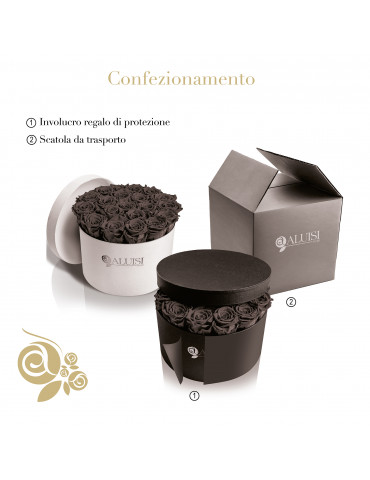 20 Rose Rosse Stabilizzate