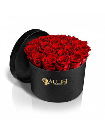 20 Rose Rosse Stabilizzate