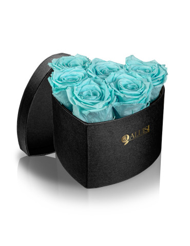 Cuore 6 Rose Tiffany Stabilizzate