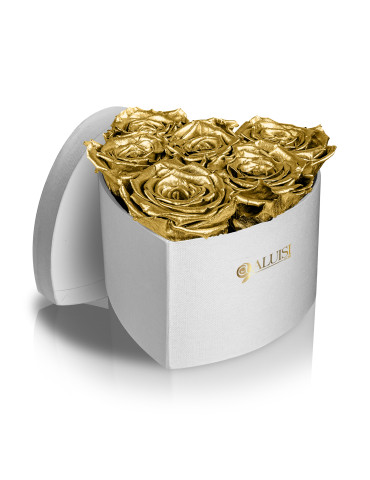Cuore 6 Rose Oro Stabilizzate
