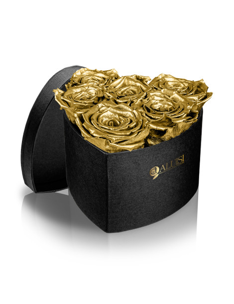 Cuore 6 Rose Oro Stabilizzate