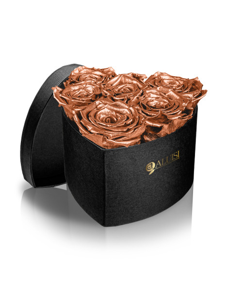 Cuore 6 Rose Rame Stabilizzate