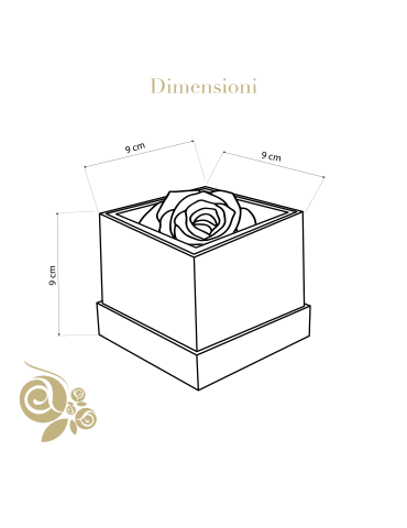 Rosa Stabilizzata Argento