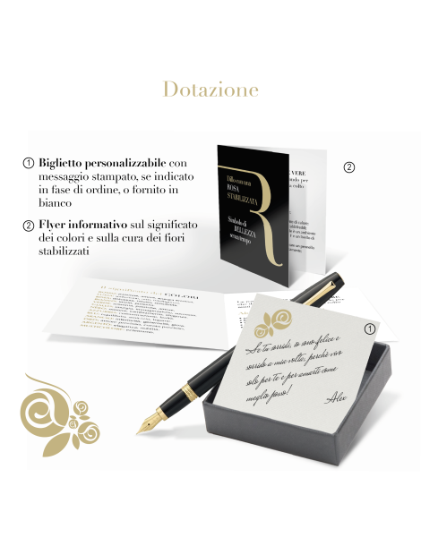 Rosa Stabilizzata Argento