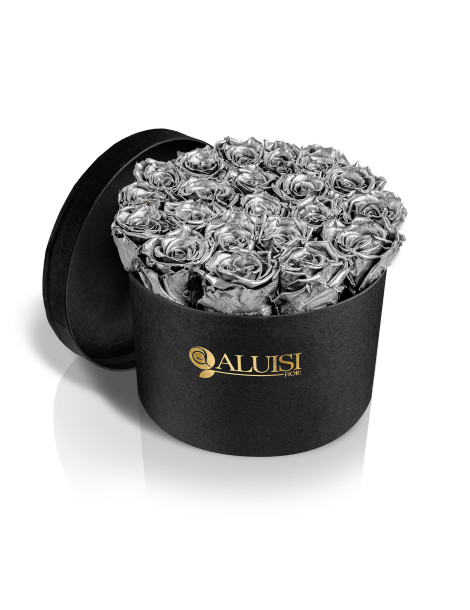20 Rose Argento Stabilizzate