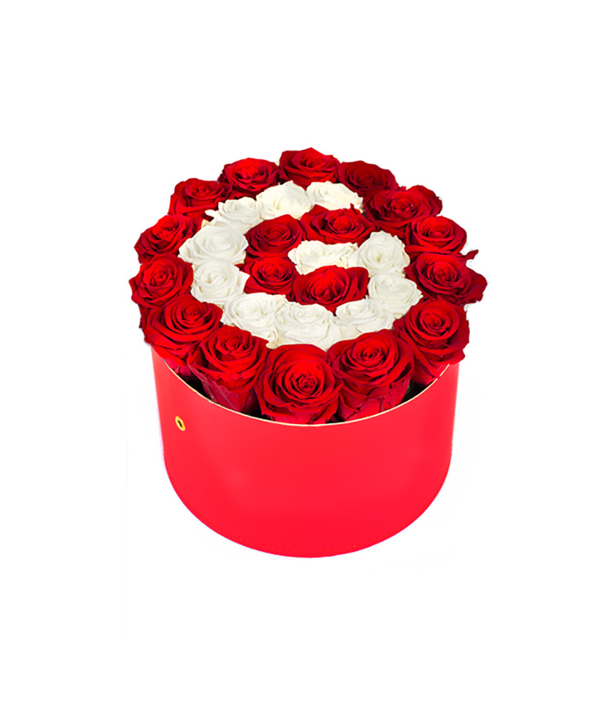 Flower Box Personalizzabile con Rose Stabilizzate