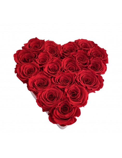 Cuore Rose Rosse Small